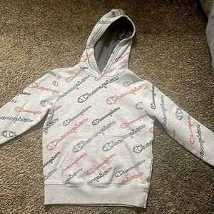 Champion sweatshirt in a size small for children.
